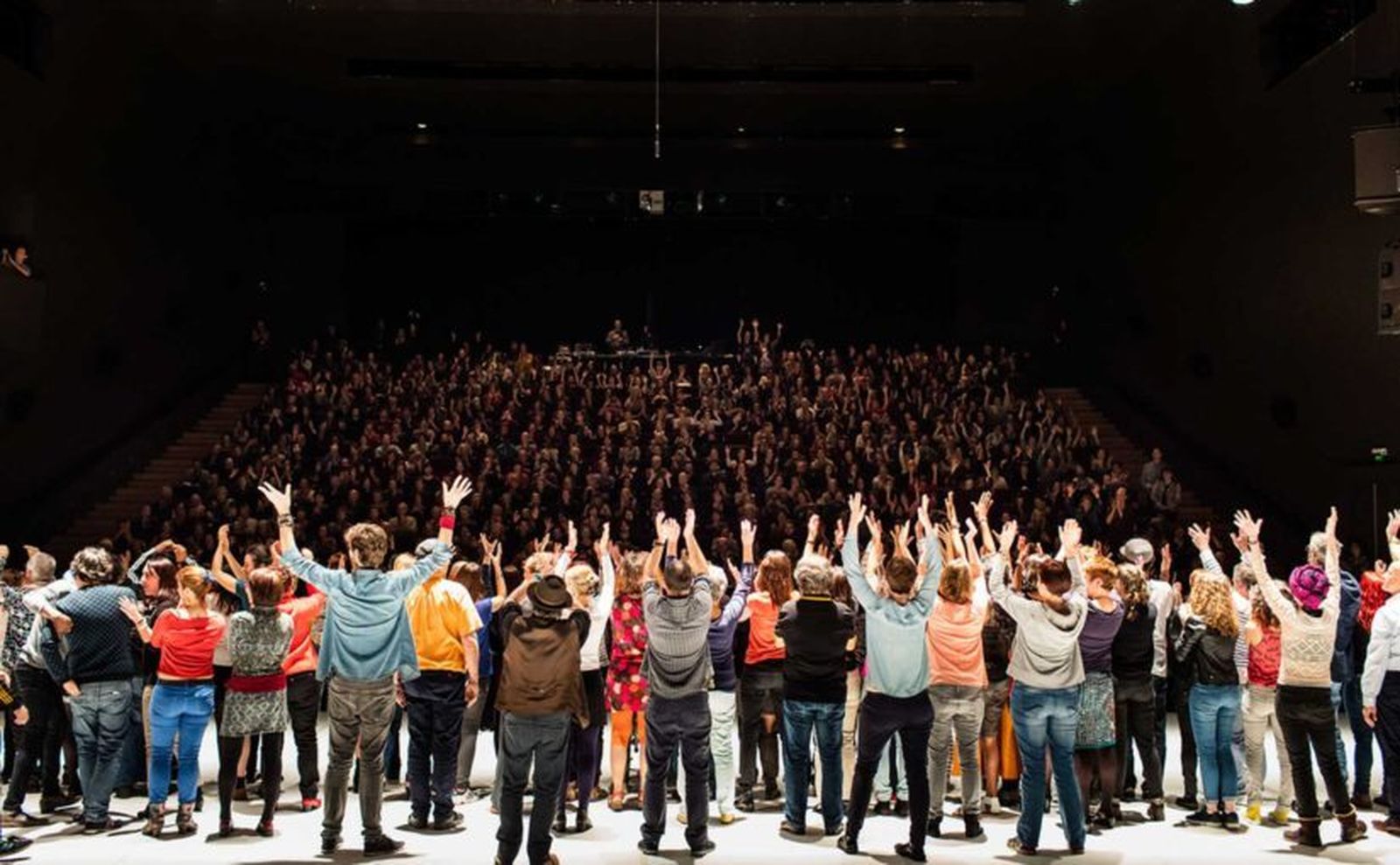 Imagen de una versión de la obra 'Atlas' representada hace unos años en Lisboa.