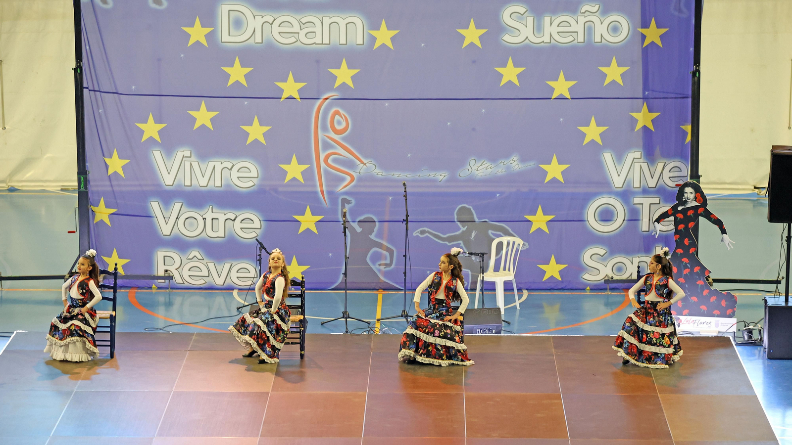 Concurso de baile ‘Dancing Stars’ en el Palacio de Deportes de Chapín en Jerez