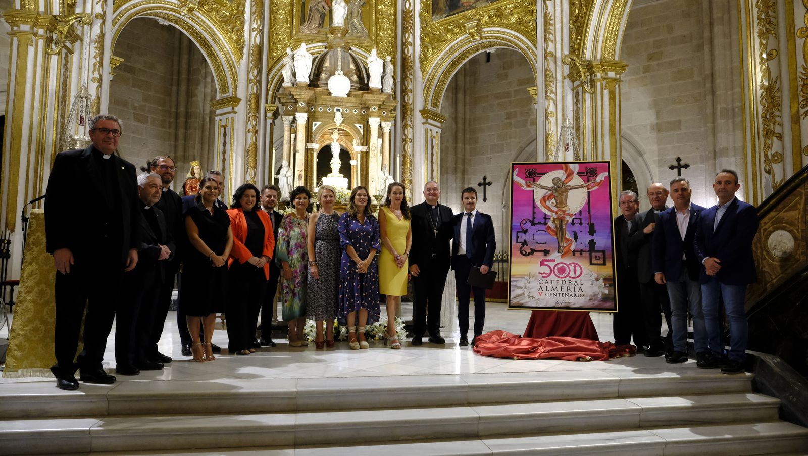 Presentación del cartel del 500 aniversario de la Catedral de Almería