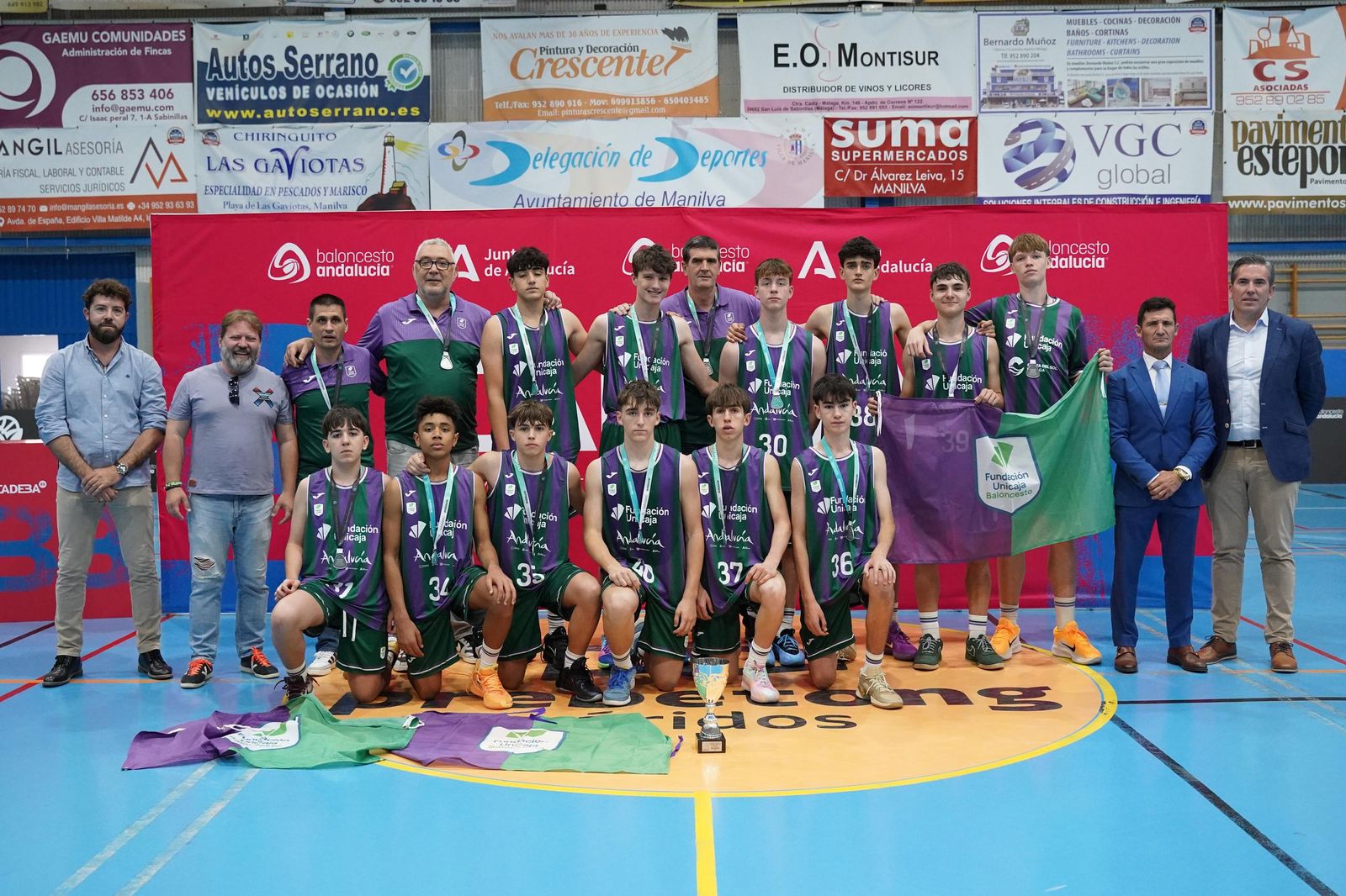 El Unicaja pierde ante el Betis en Manilva el Campeonato de Andalucía infantil