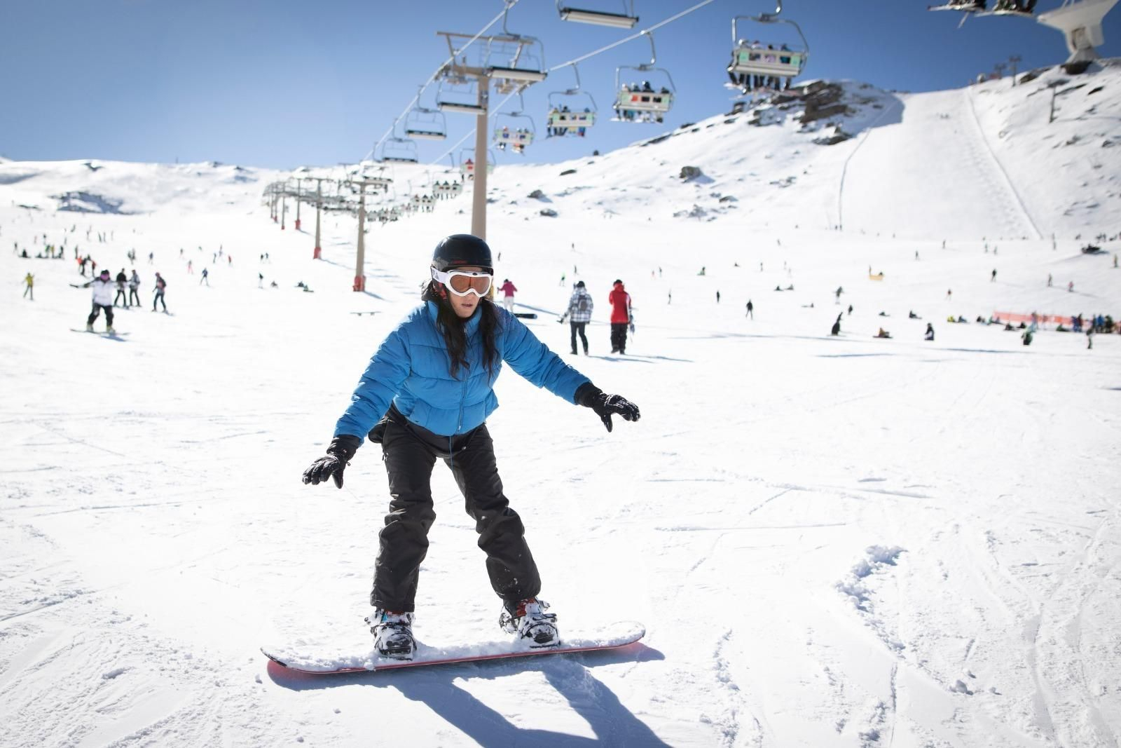 La jornada de esquí en Sierra Nevada, en imágenes