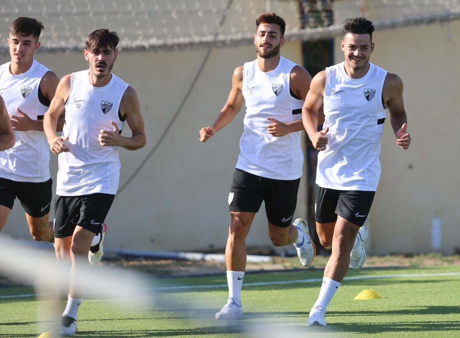 Galería: Manolo Gaspar y Chavarría, en el primer día de Ismael Gutiérrez con el Málaga CF