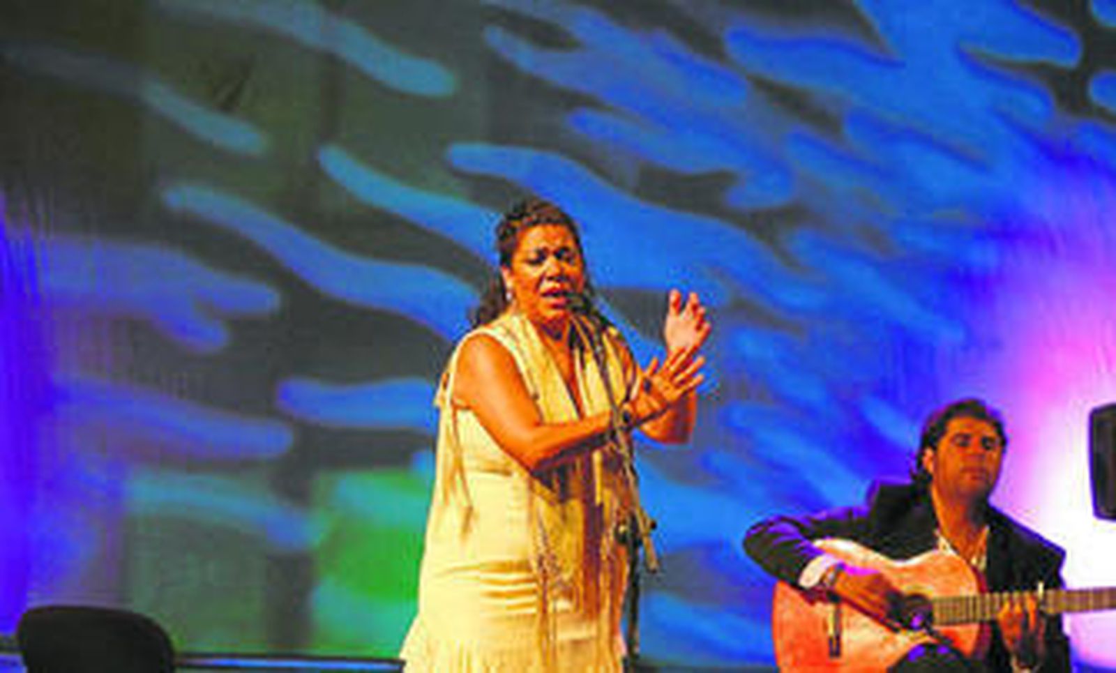 La Macanita estuvo soberbia durante toda su actuación.