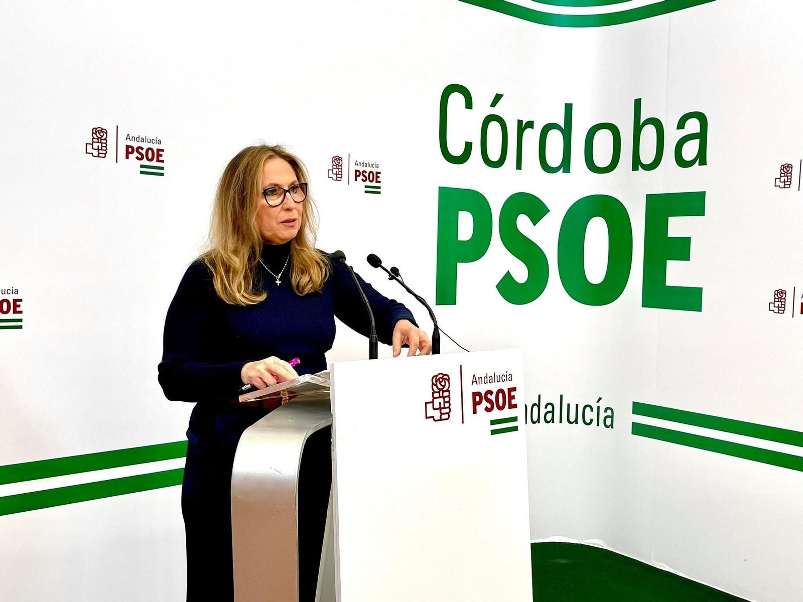 La senadora del PSOE por Córdoba María Ángeles Luna. La senadora del PSOE por Córdoba María Ángeles Luna.