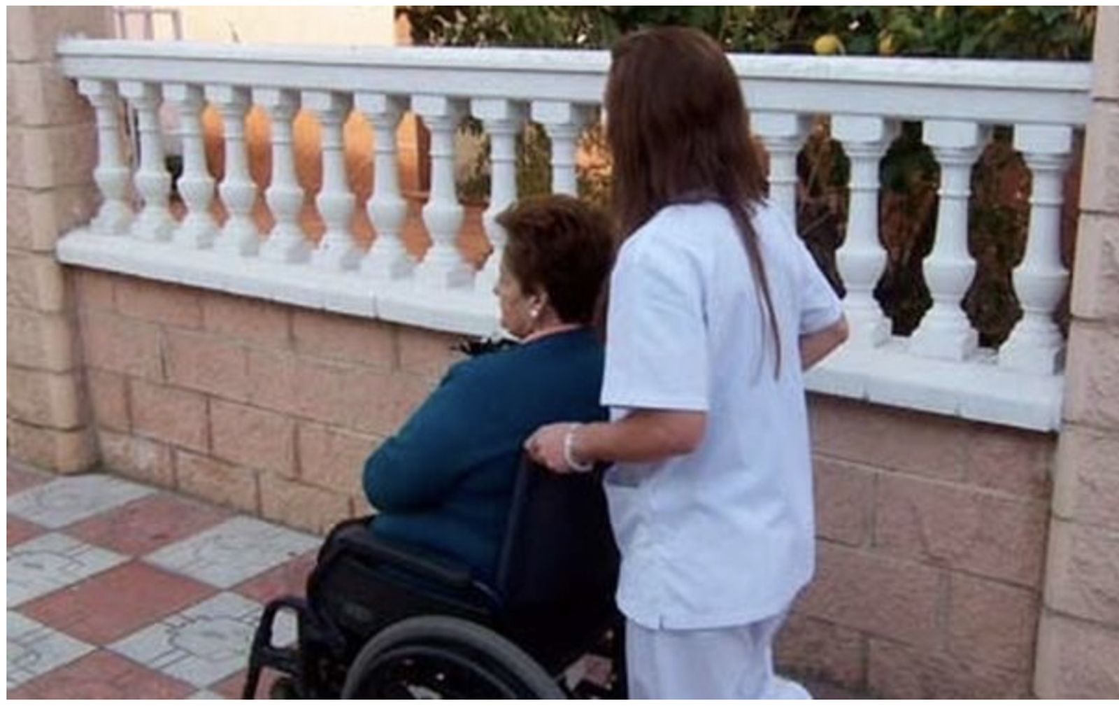 Trabajadora de ayuda a domicilio.