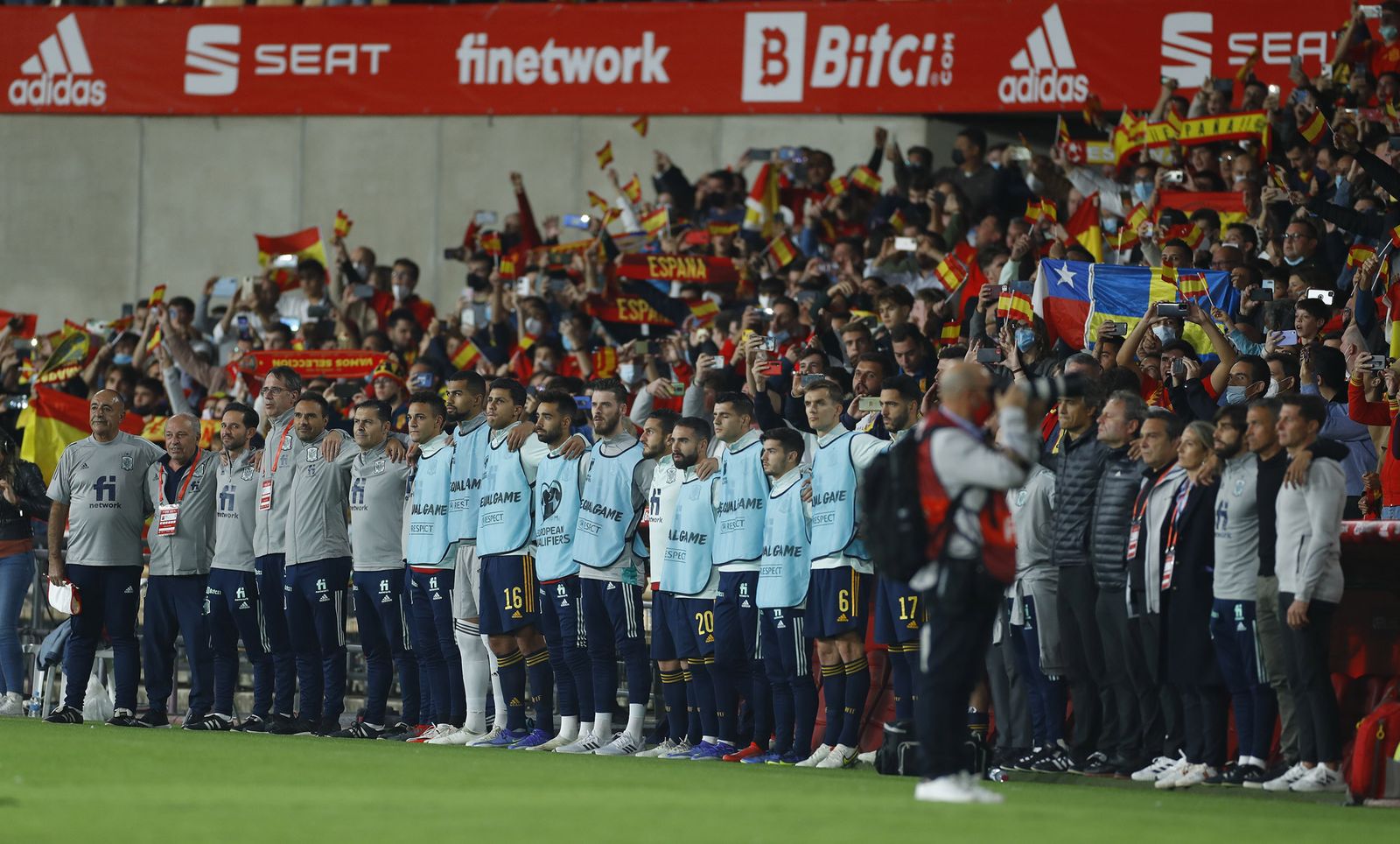 Las imágenes del España-Suecia