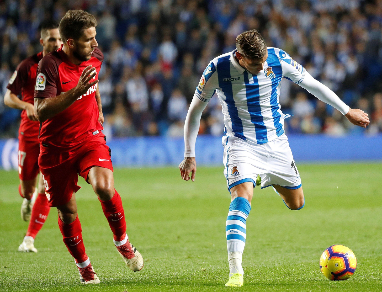 El Real Sociedad-Sevilla, en imágenes