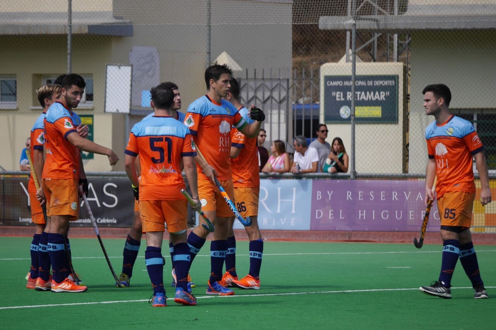 El RH Privé Benalmádena, en un partido.