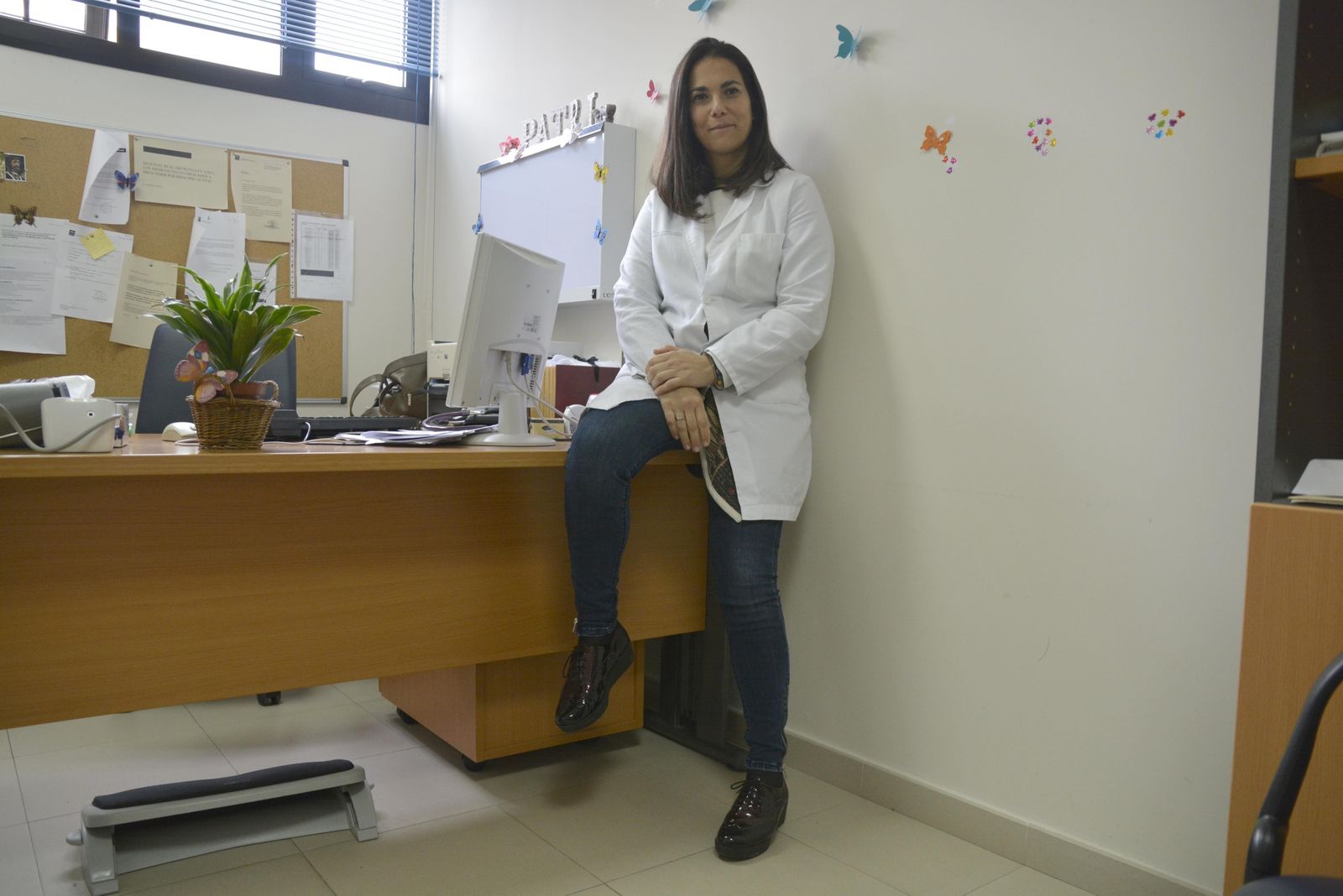 Patricia Jarillo, en su consulta del centro de salud del Rinconcillo.