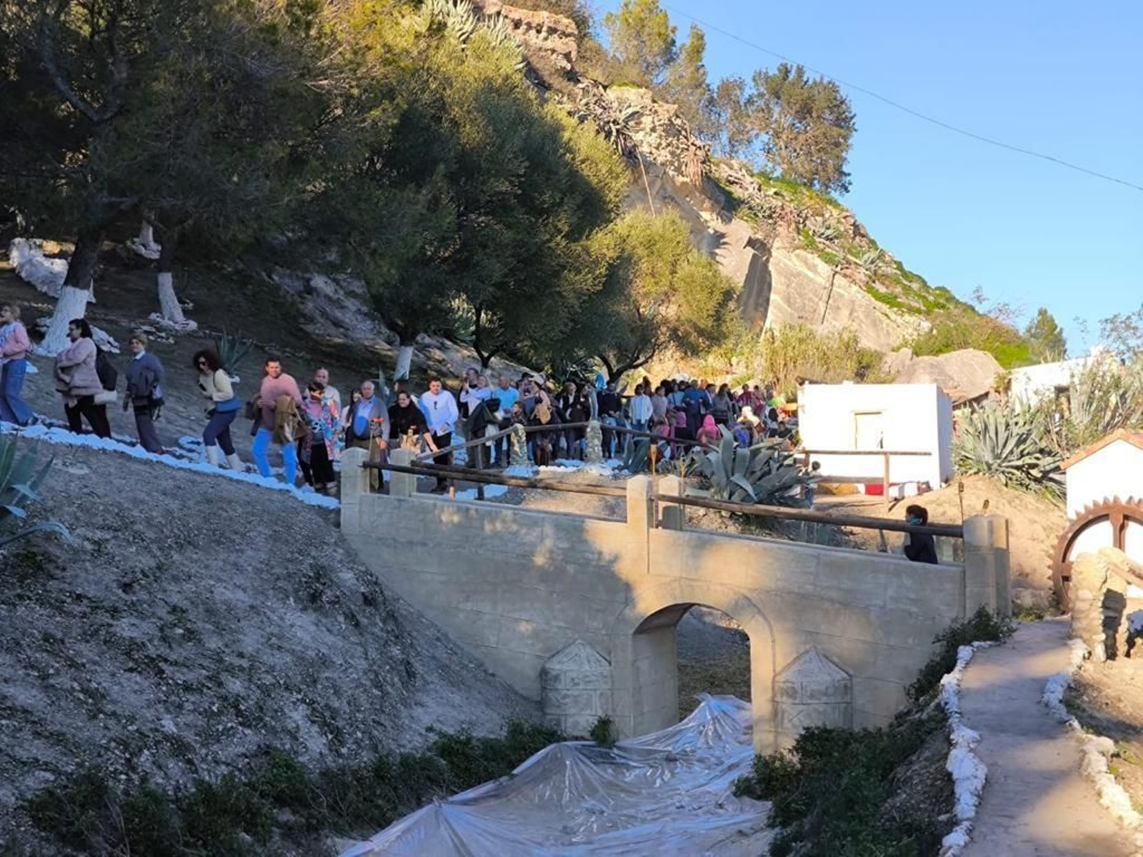 Las imágenes del belén viviente de Espera