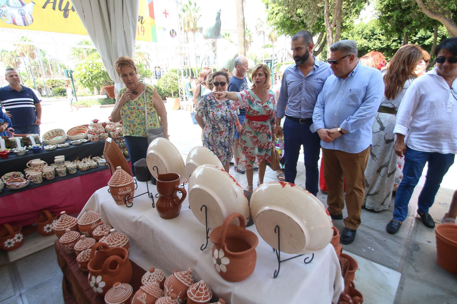 Fotogalería de la inauguración de la feria de alfarería. Feria de Almería 2019