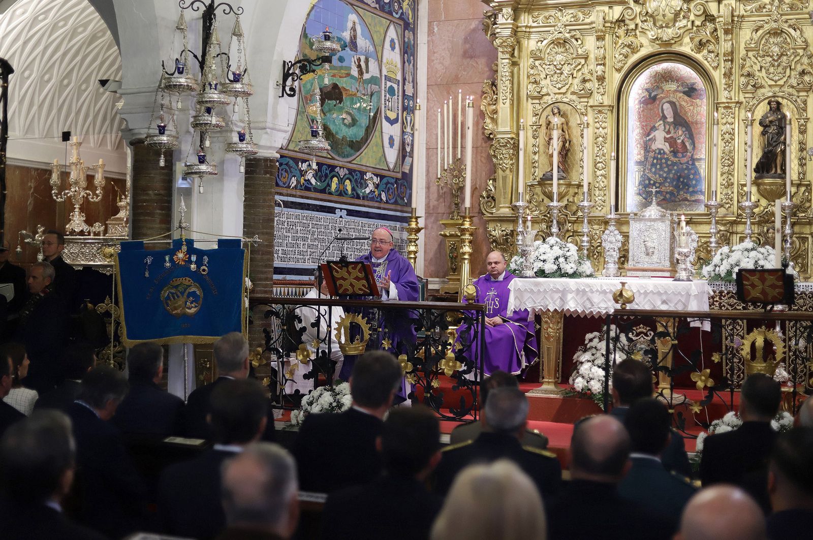 Imágenes de la rememoración del Voto Colombino en el santuario de La Cinta