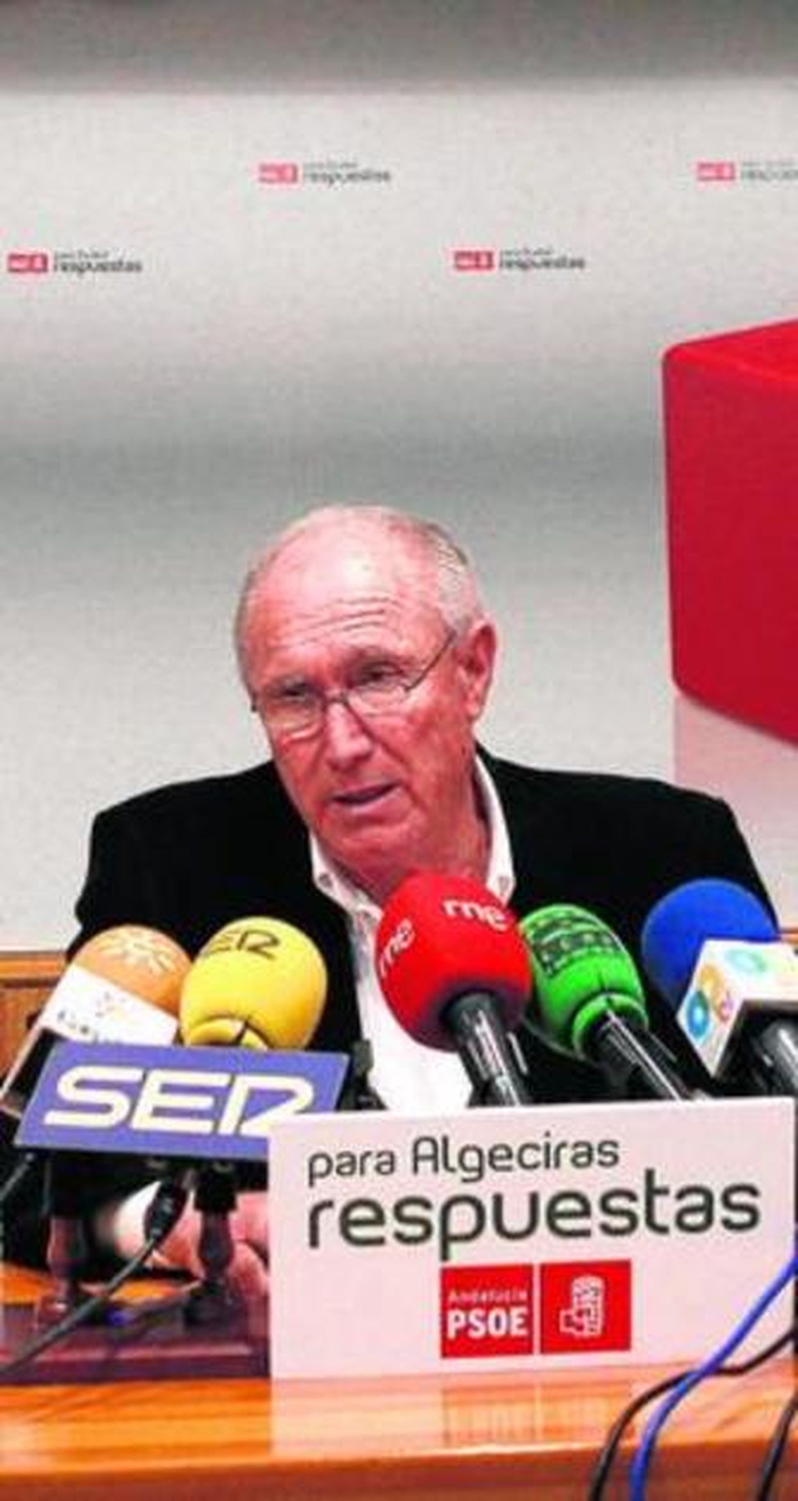 Rafael España, durante la rueda de prensa celebrada ayer.