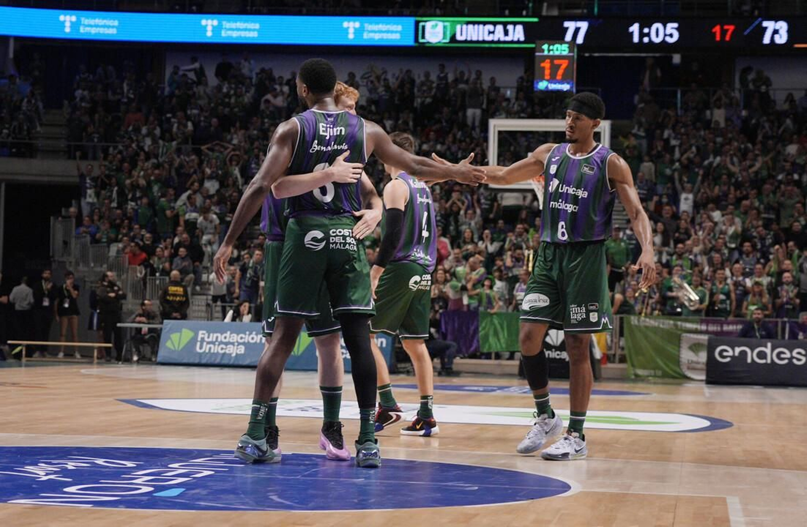 El Unicaja, esta temporada.