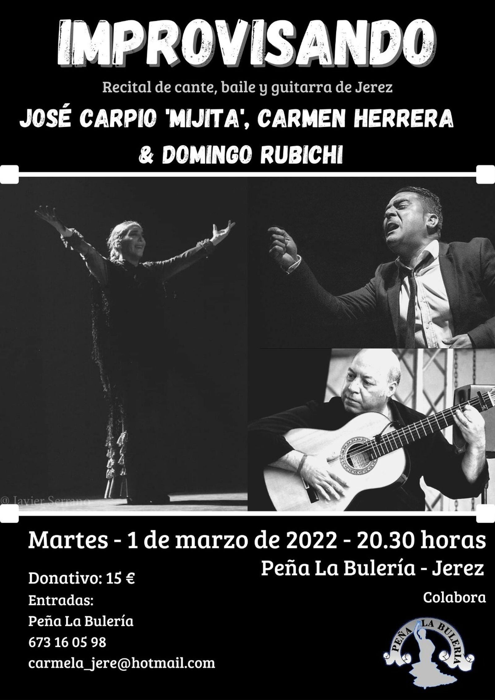 'Improvisando' se verá en la Peña La Bulería