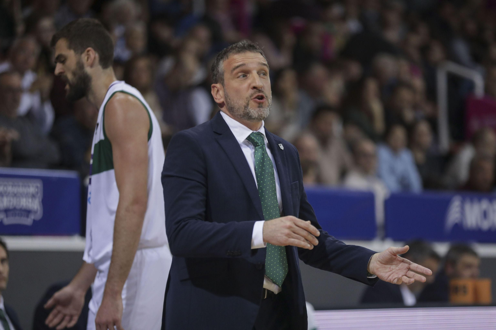 Ibon Navarro, durante el partido