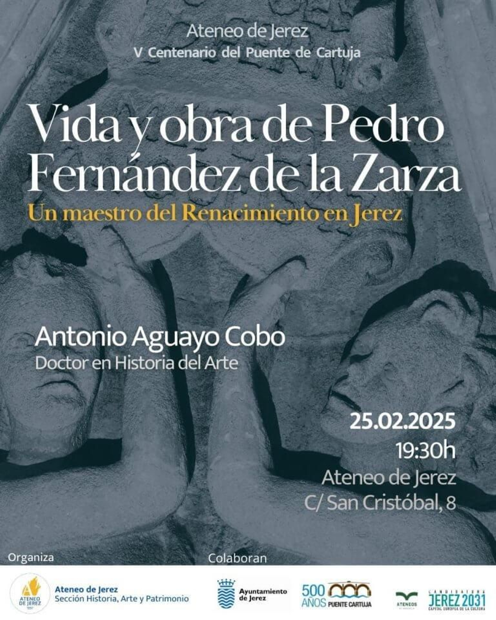 Cartel de la conferencia en el Ateneo de Jerez Cartel de la conferencia en el Ateneo de Jerez