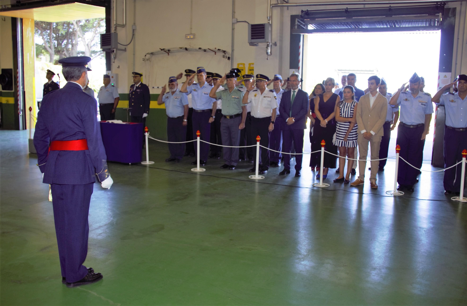 La toma de posesión del nuevo jefe del EVA-9 de Motril