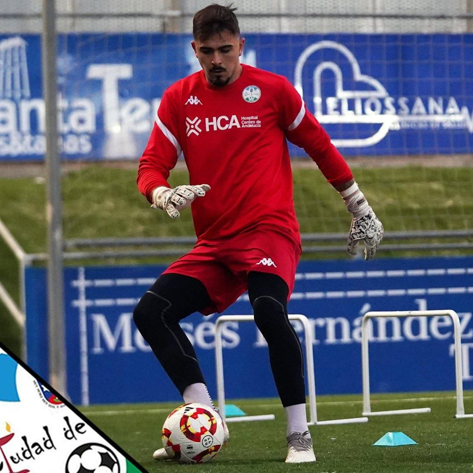 El portero del Lucena José Serrano, ex de la Balona