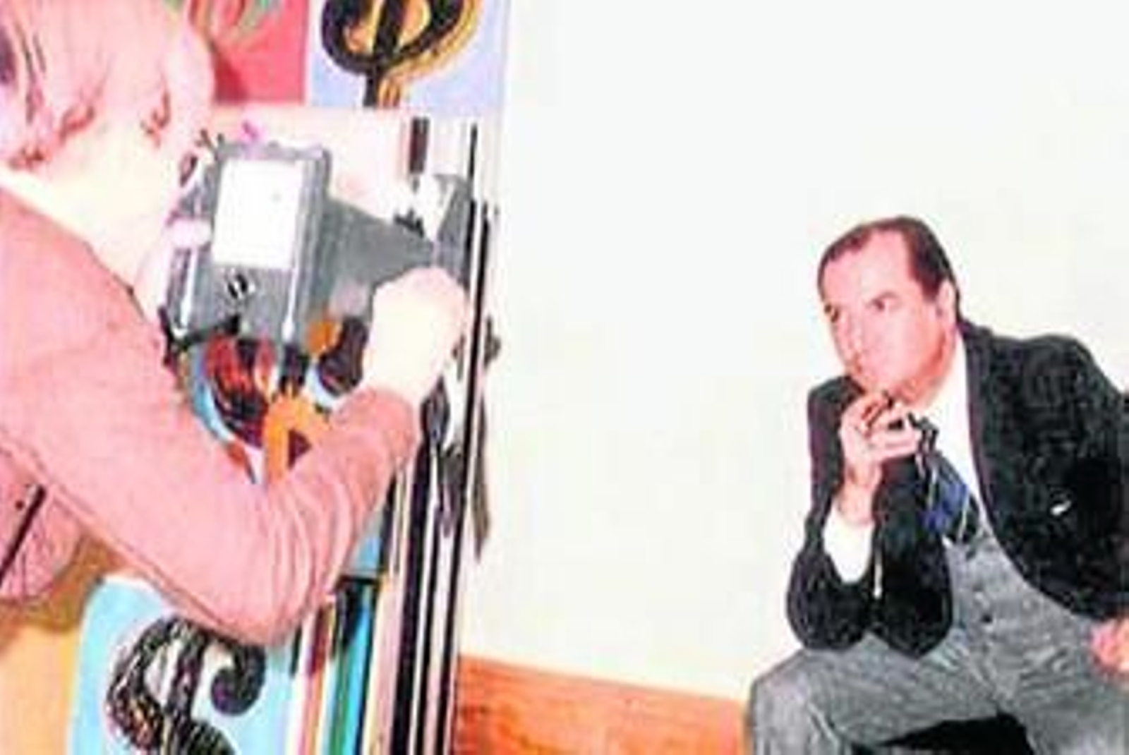 Berrocal posa para Warhol, en Nueva York, en 1981.