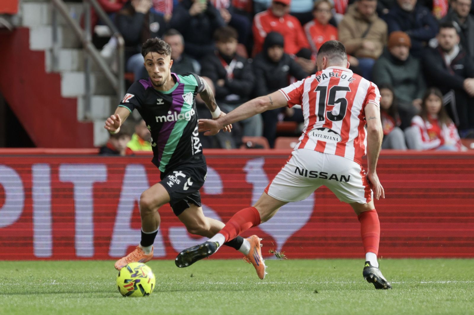 El Sporting-Málaga CF, en fotos