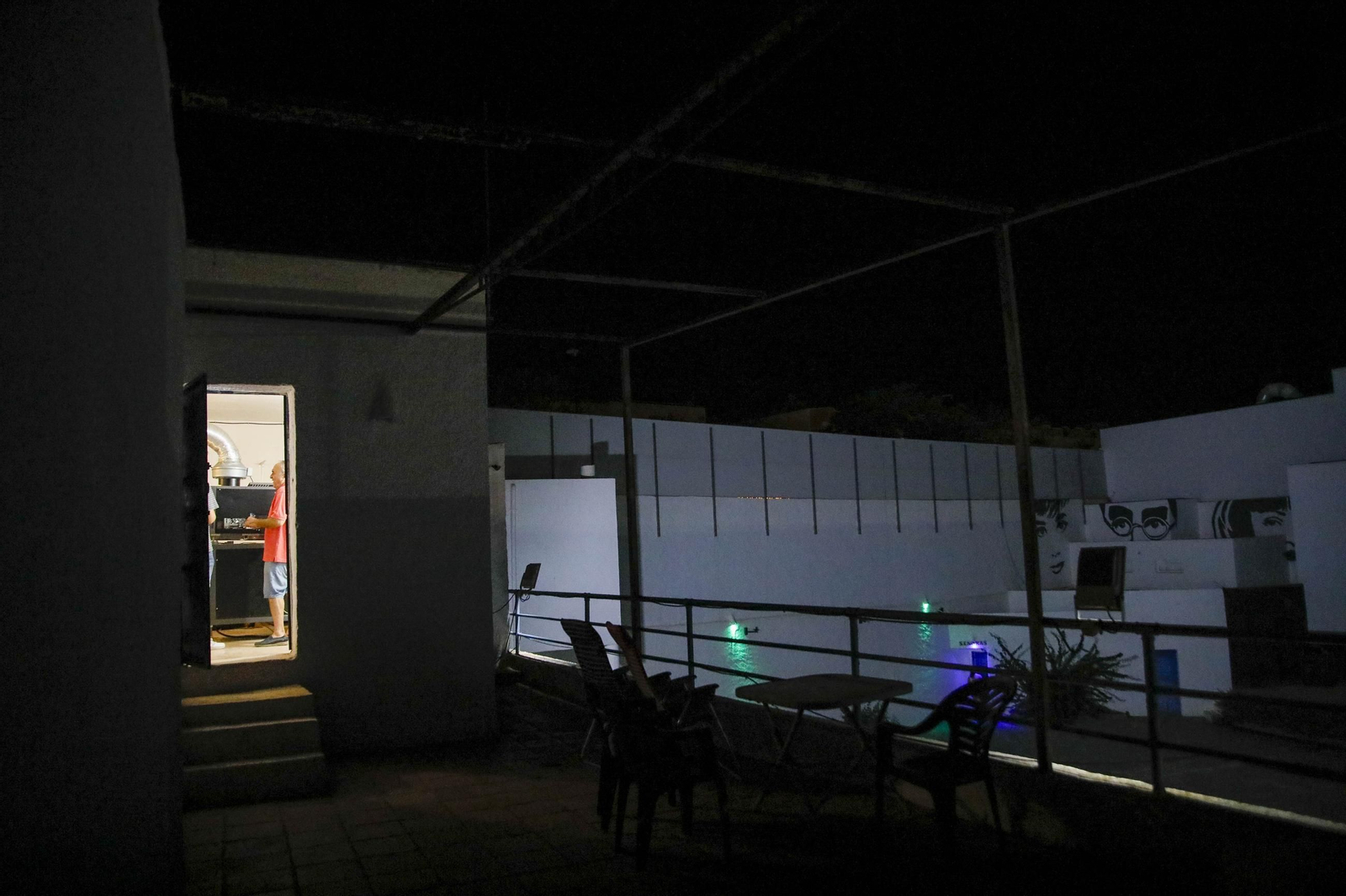 Imágenes de la última proyección en el cine de verano de Garrucha Imágenes de la última proyección en el cine de verano de Garrucha