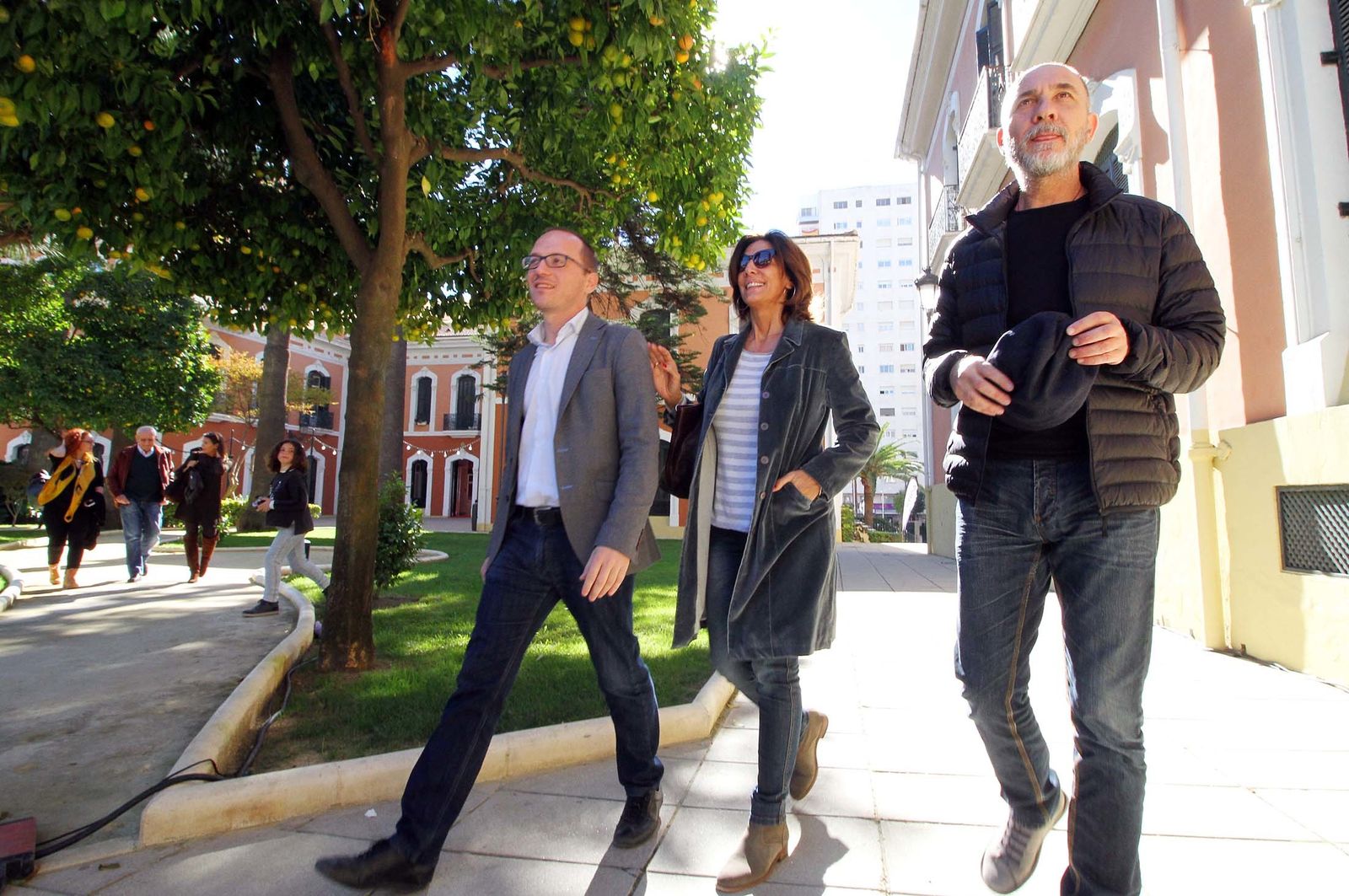 Imágenes de la entrega del premio Ciudad de Huelva a Darío Grandinetti.