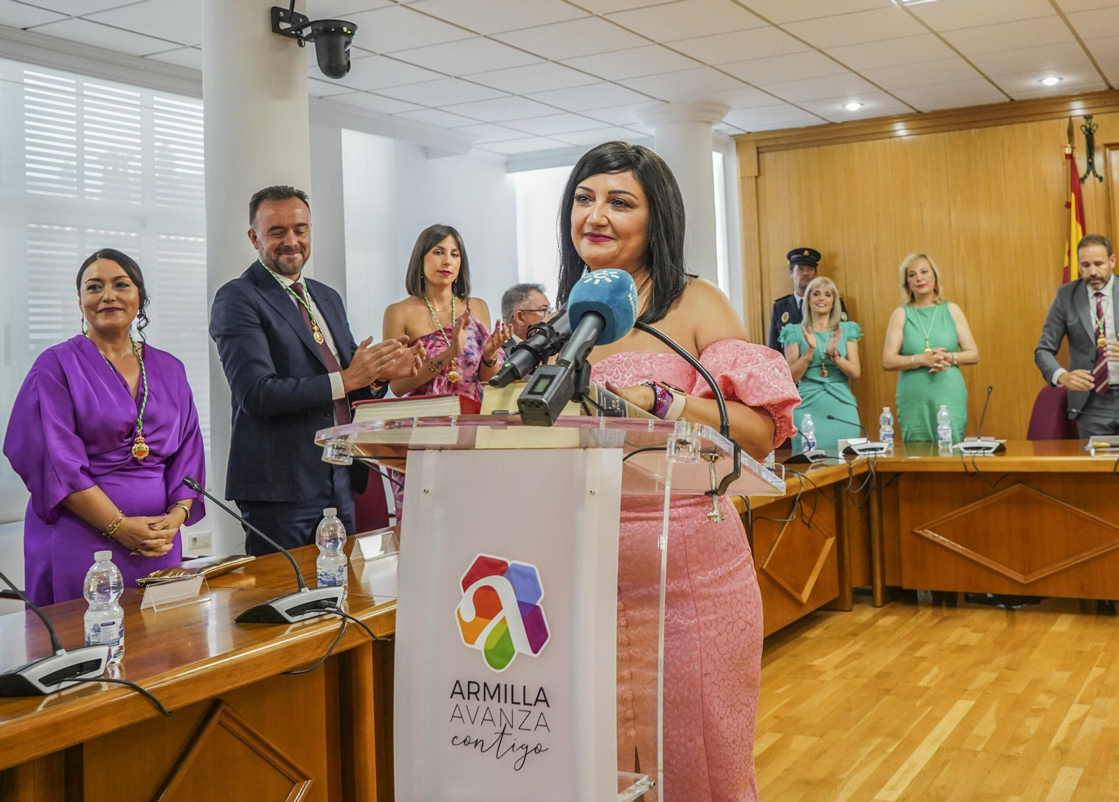 La constitución de los Ayuntamientos de Granada, en imágenes