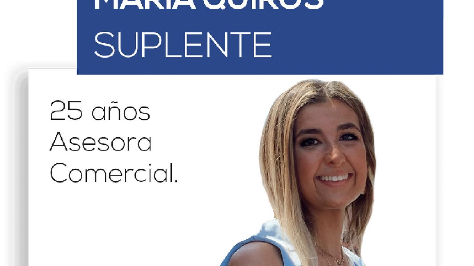 Suplente 3-MAría Quirós
