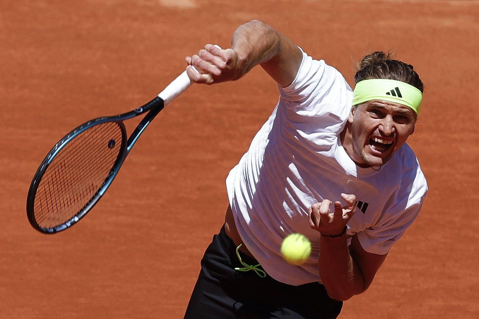 Alejandro Davidovich-Alexander Zverev de Madrid, en fotos