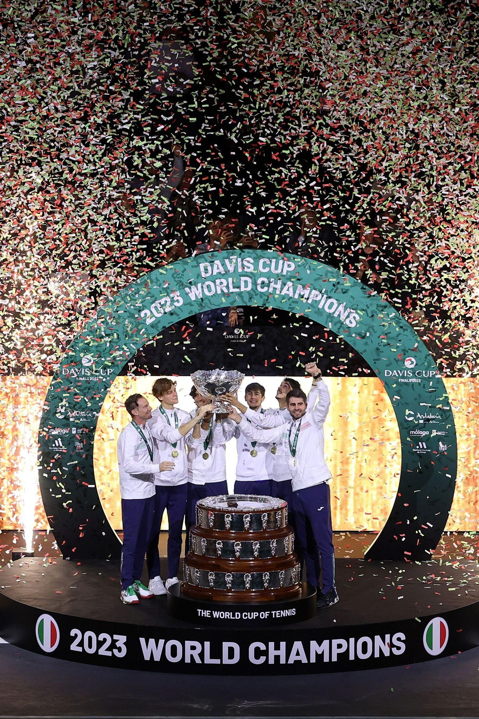 Copa Davis en Málaga: La fiesta italiana en el Carpena