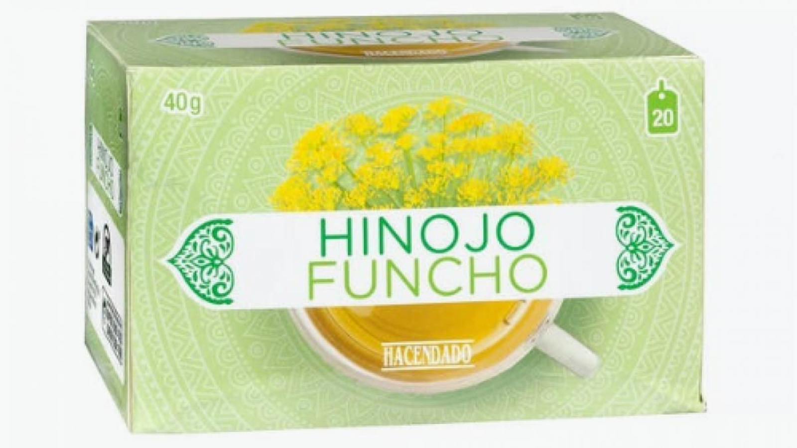 Esta es la infusión de hinojo de Mercadona.
