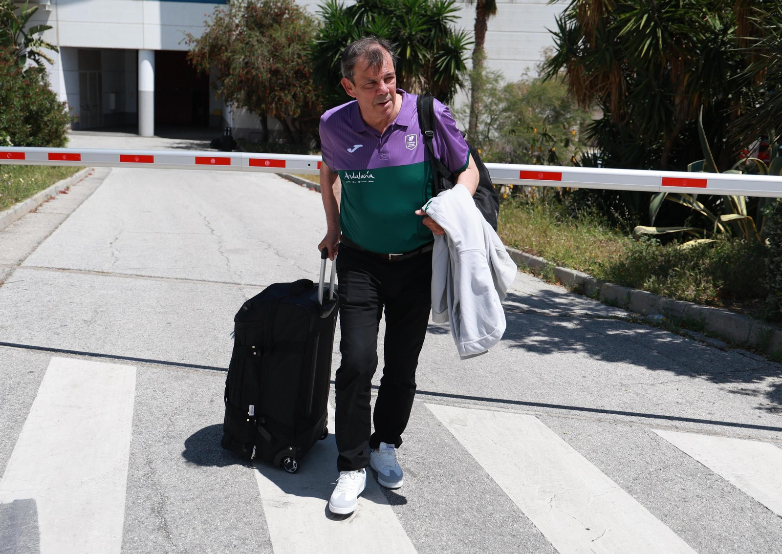 La salida del Unicaja a la Final Four de Atenas, en fotos