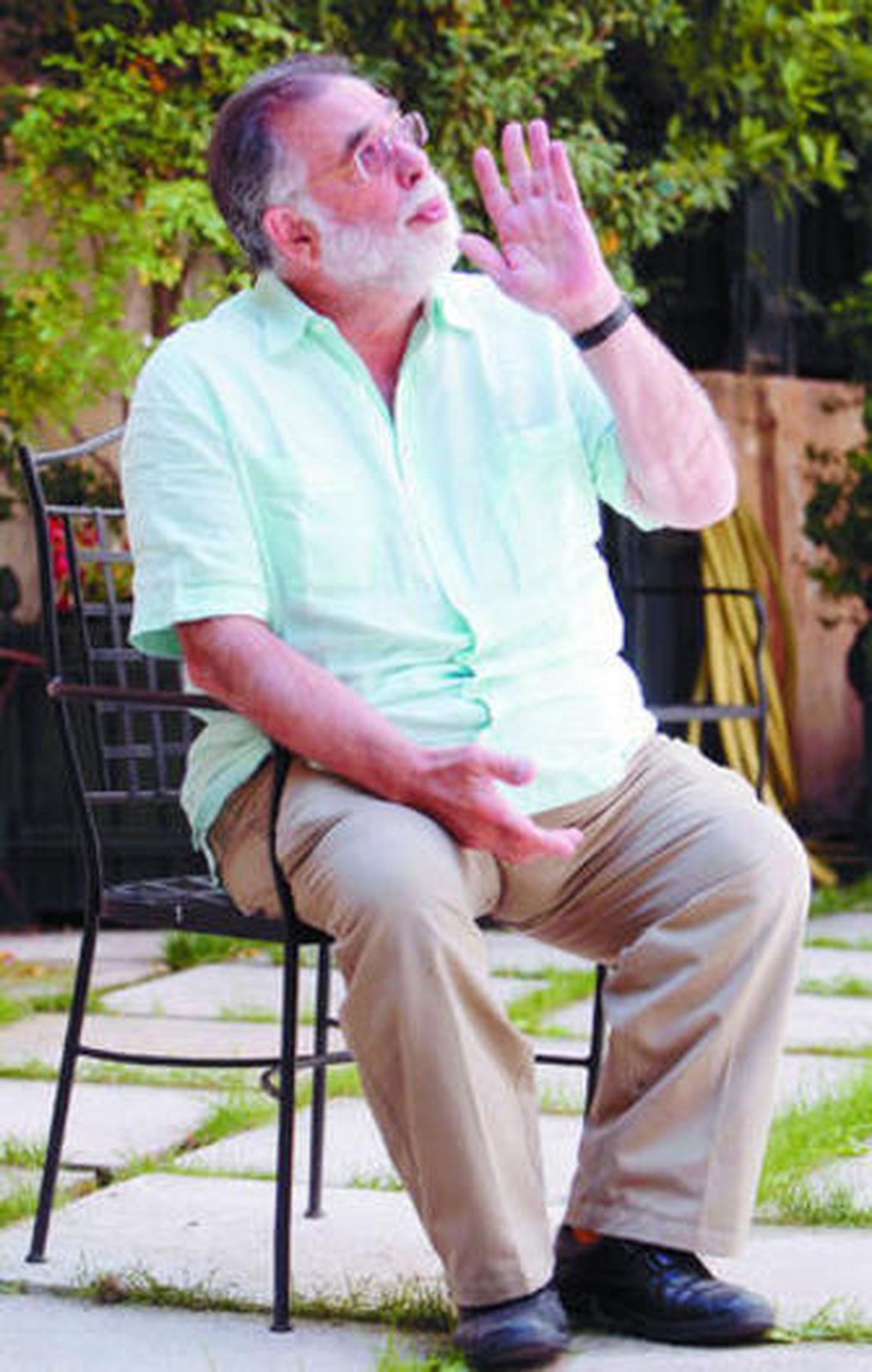 Coppola, ayer en Madrid.