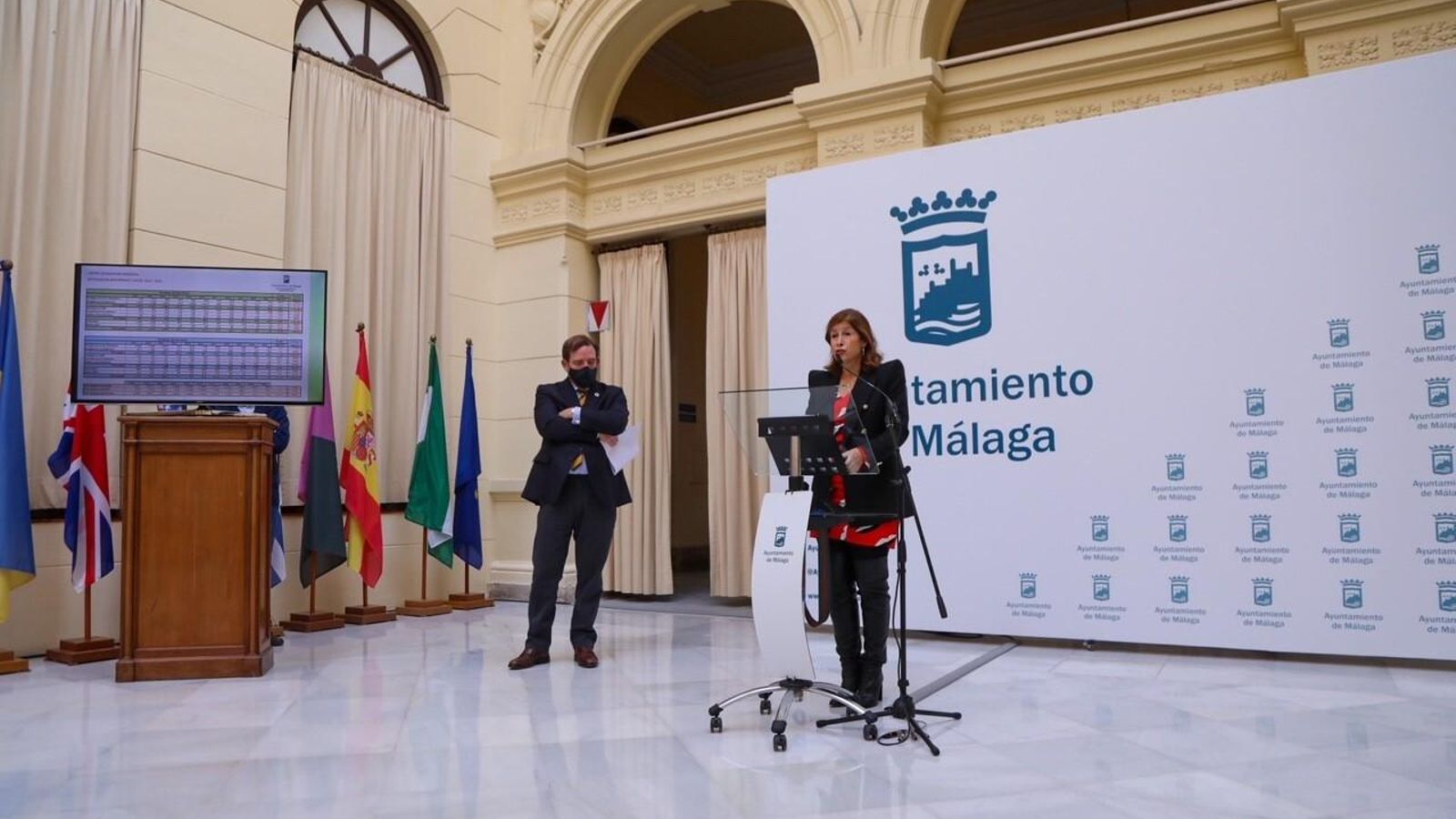 Gemma del Corral durante la rueda de prensa.