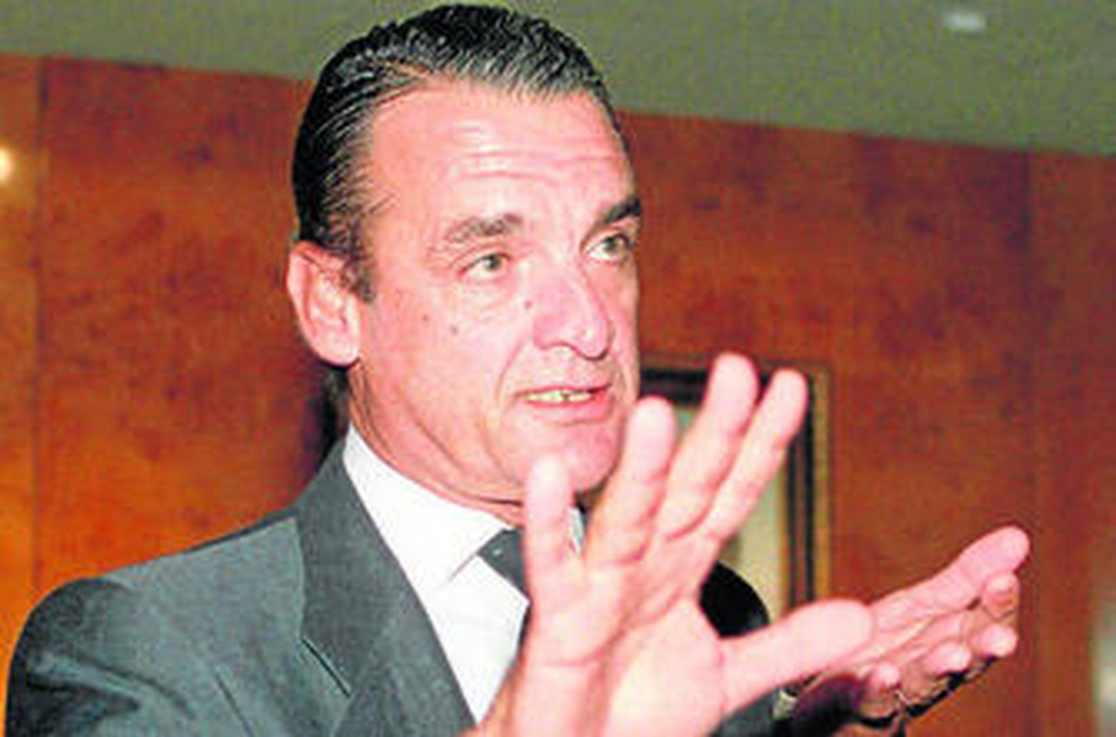 Mario Conde, presidente del Banco Español de Crédito