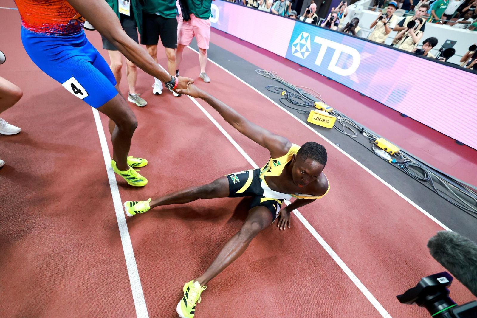 Las mejores imágenes del triunfo de Seville en 100 metros y del resto del Mundial de atletismo