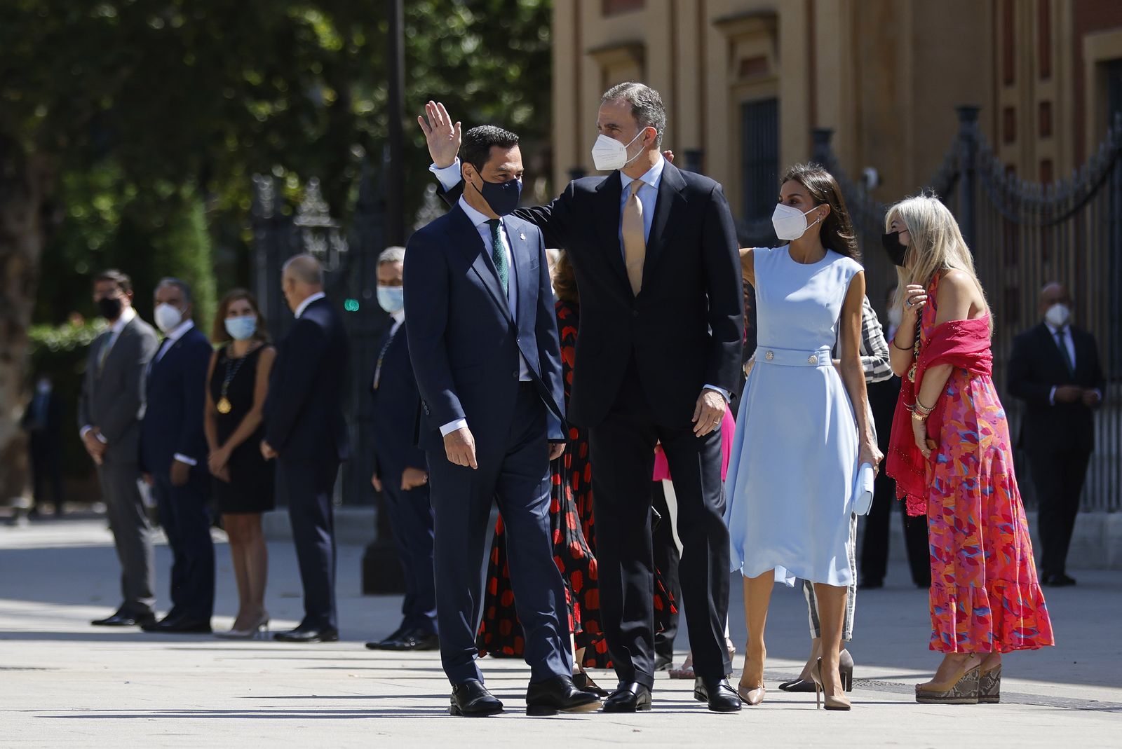 Las imágenes de  la entrega de la Medalla de Honor de Andalucía al Rey Felipe VI en Sevilla