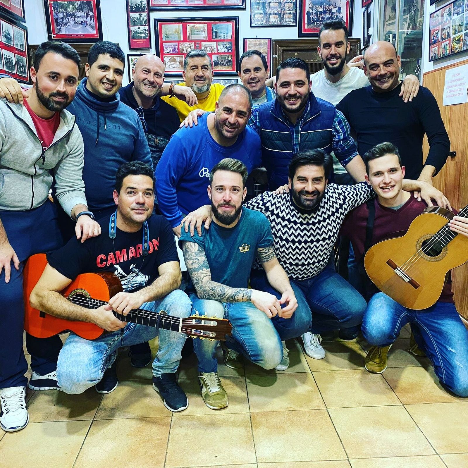 El grupo de la comparsa ‘El comando callejero’.