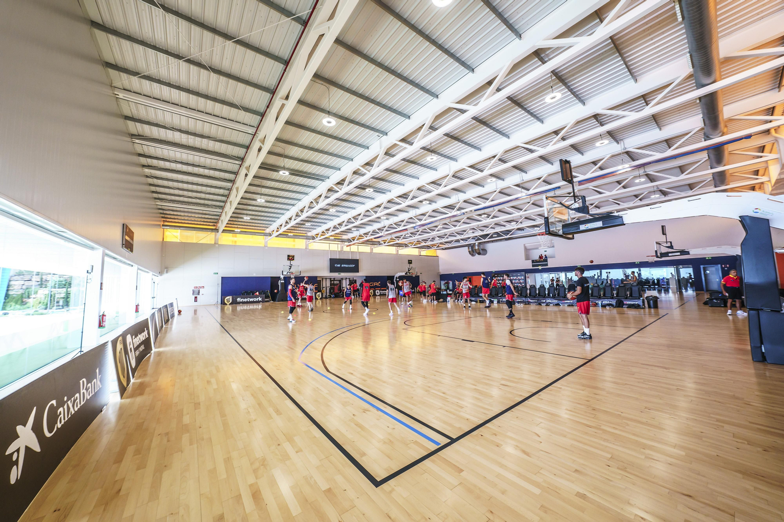 Sesión de la selección española en The Embassy