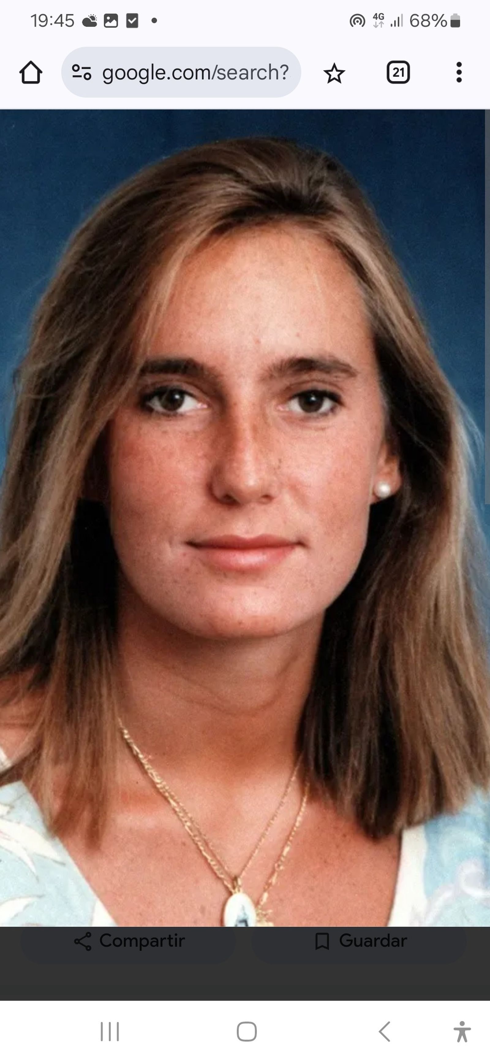 La joven Anabel Segura