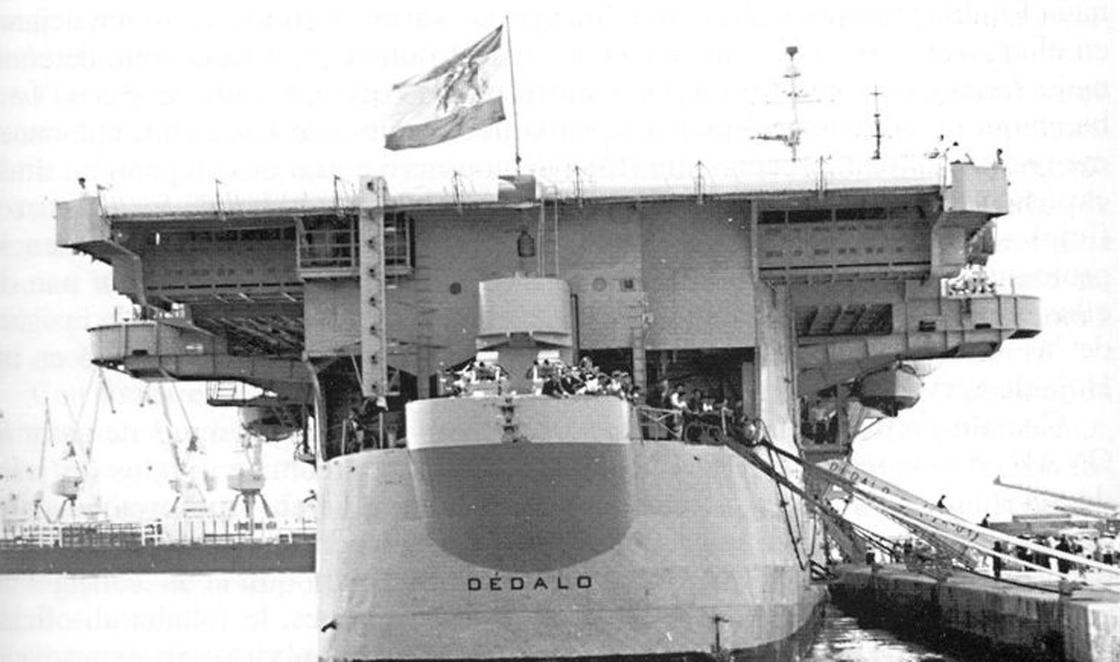 1967 hace 50 añosEl portahelicópteros Dédalo llega a la Base Naval de Rota
