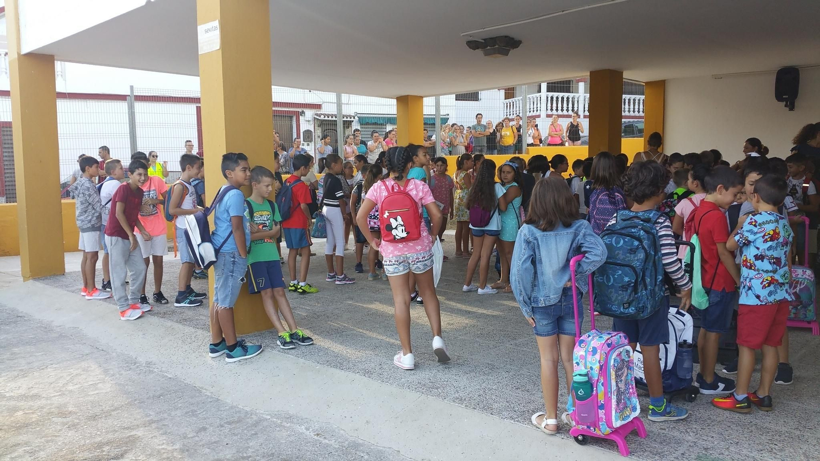 Vuelta al cole en 2019 en Jimena