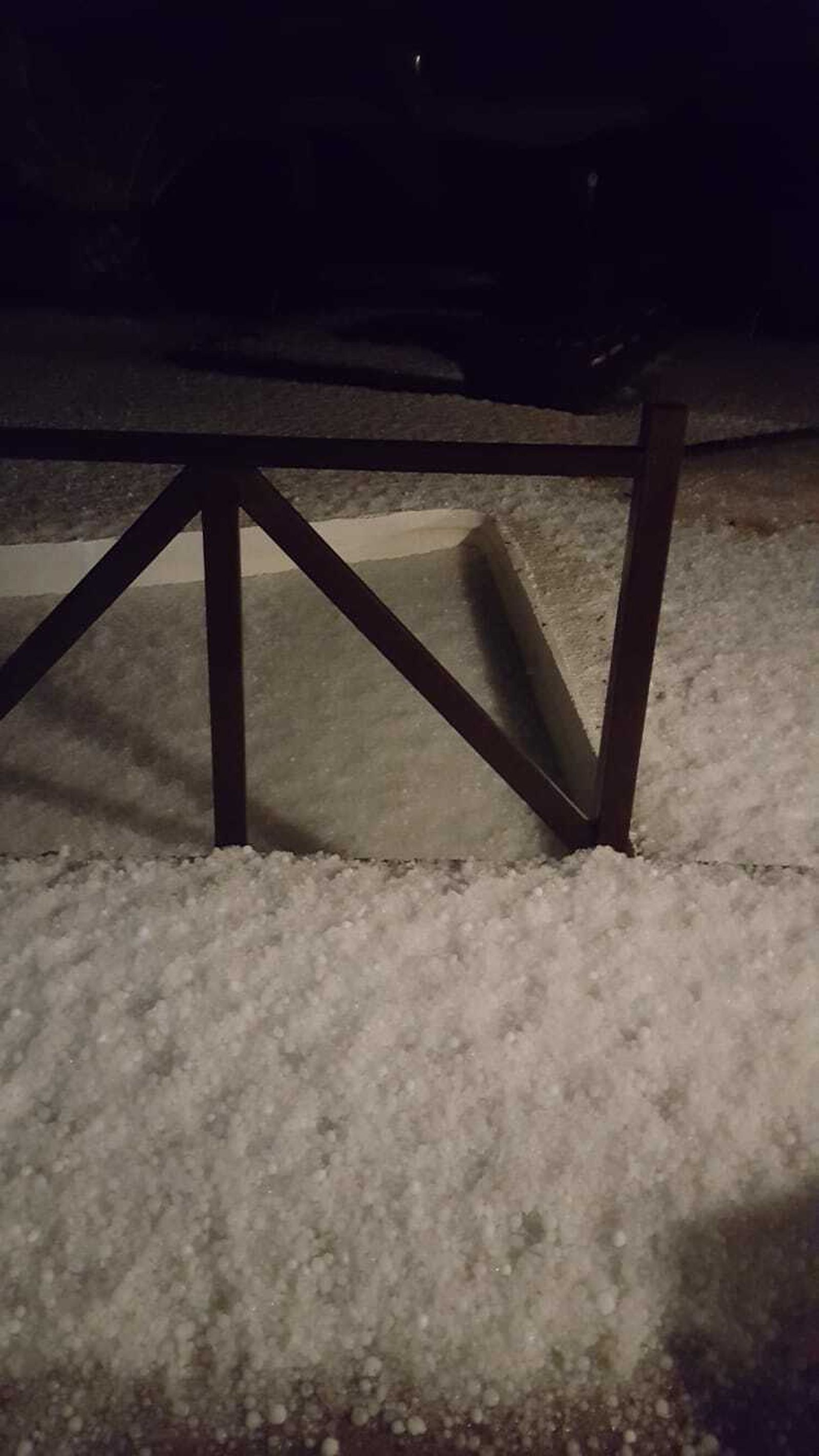 Las fotos de la granizada en Mijas