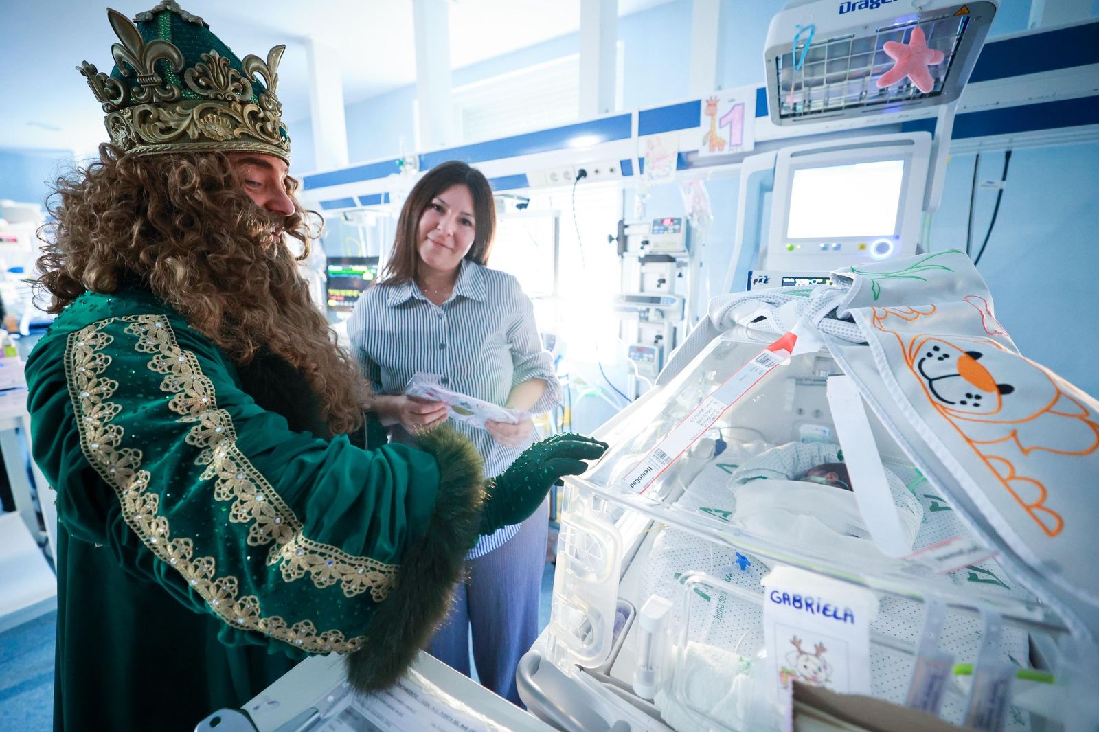 Los Reyes Magos, en el hospital Puerta del Mar de Cádiz.