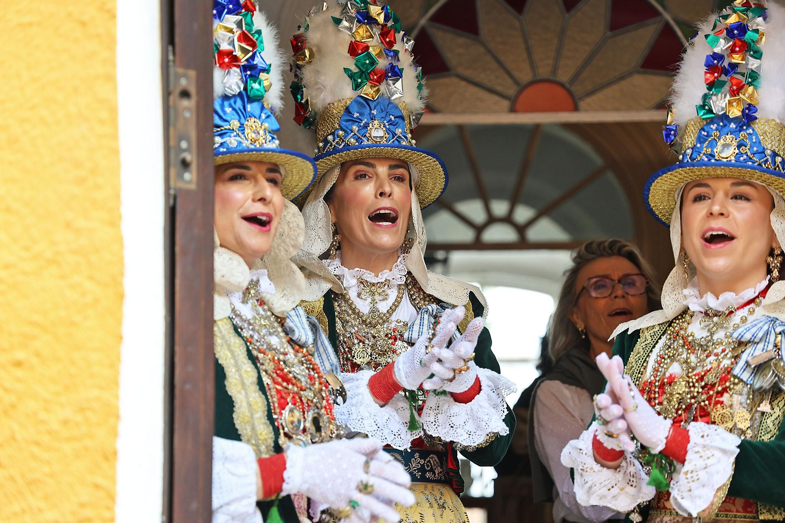 Las imágenes de la romería de San Benito Abad en el Cerro del Andévalo de Huelva