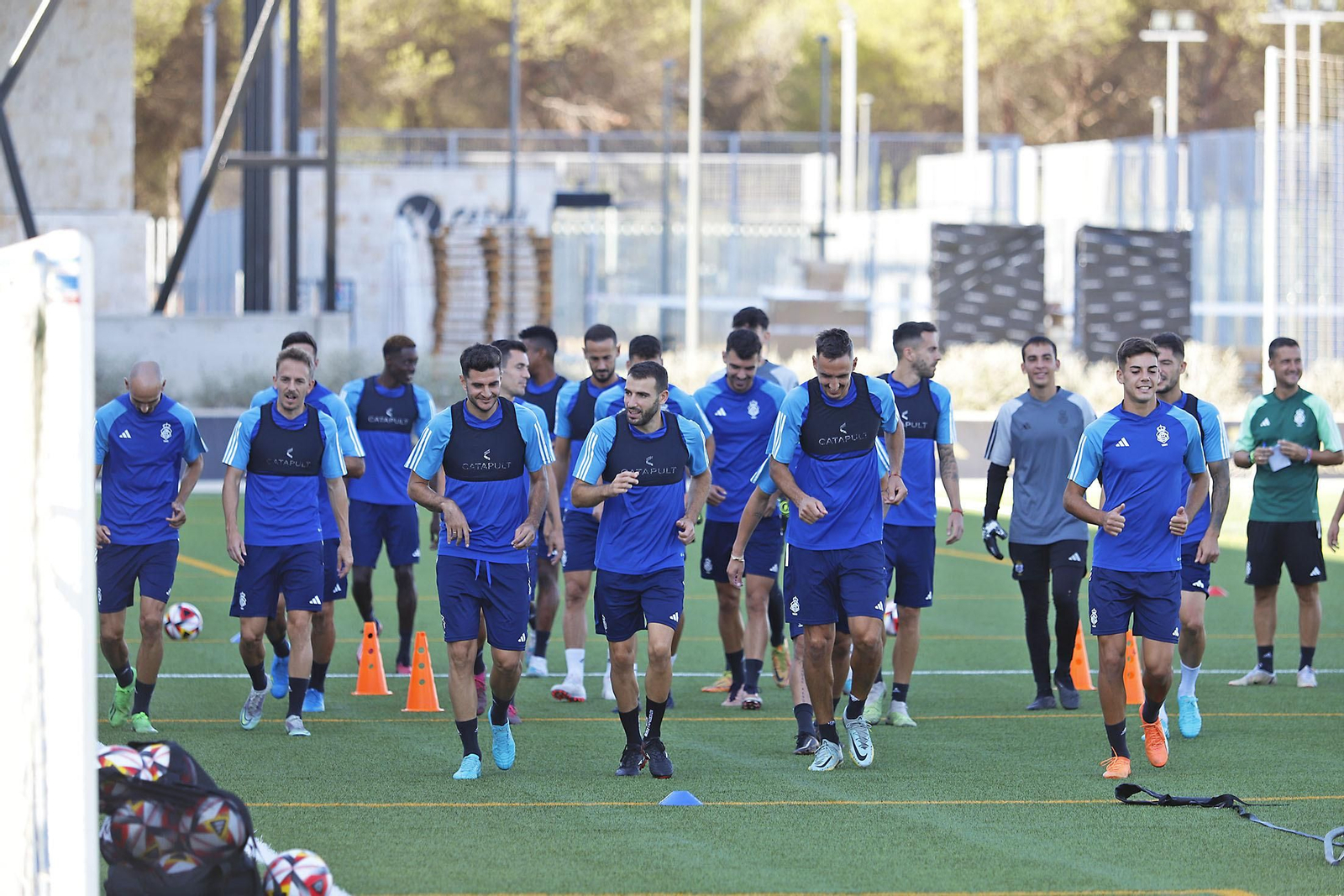 Imágenes del entrenamiento del Recreativo de Huelva
