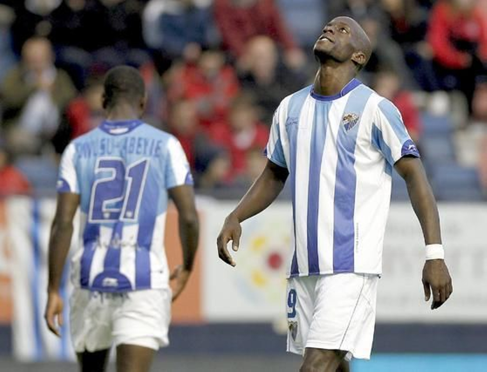 El Málaga pierde 2-0 en su visita al Reyno de Navarra. / EFE