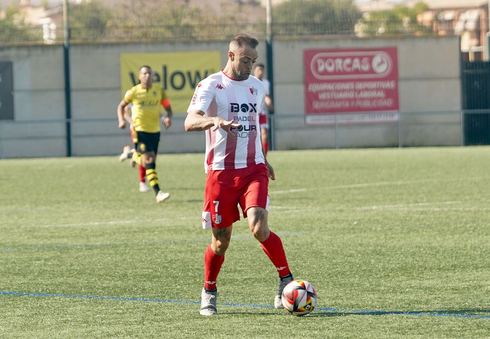 Dani Benítez en un partido con el Arenas de la temporada recién finalizada.
