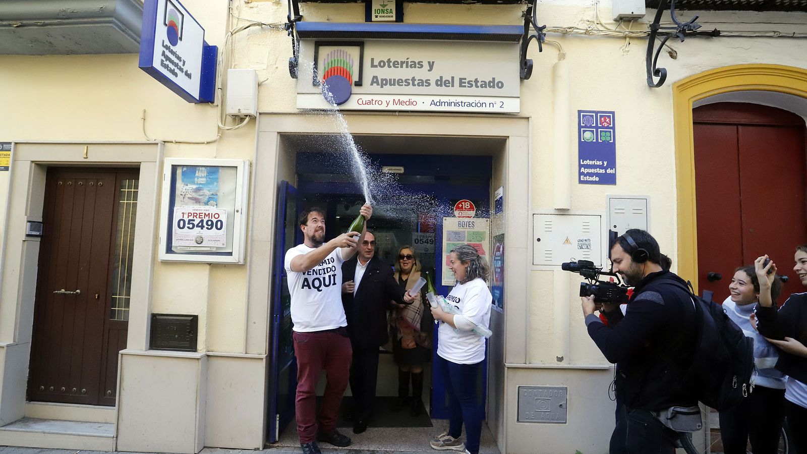 Las mejores imágenes del Gordo de la Lotería en Gibraleón